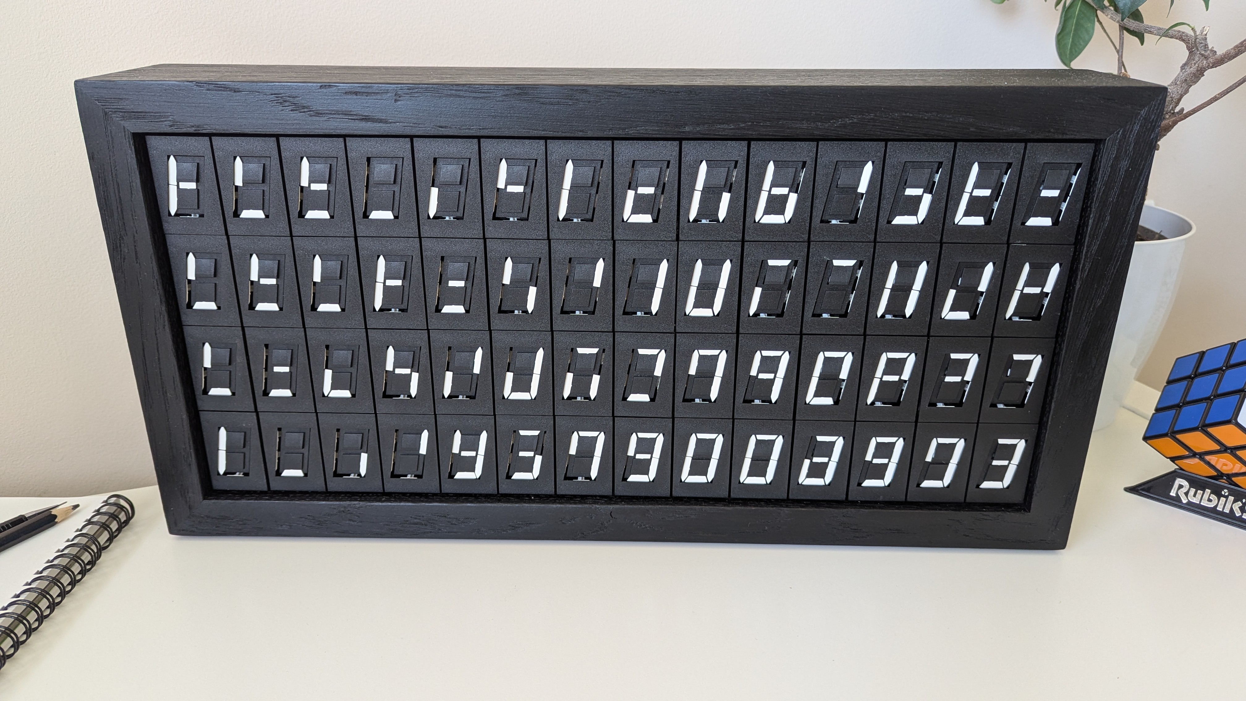 Detailed close-up of the Box of Digits display