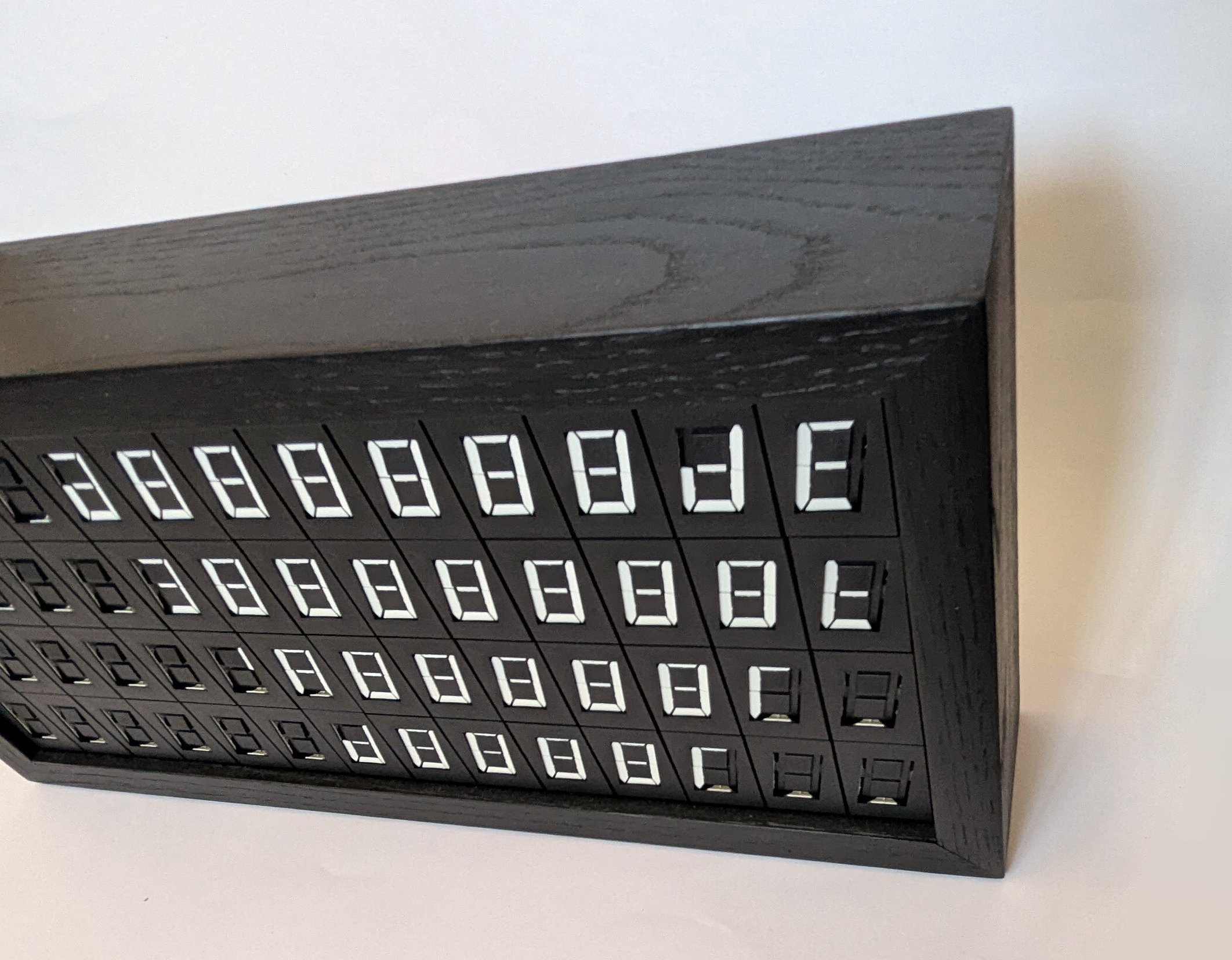 A Box of Digits: Cluster Growth installation view three