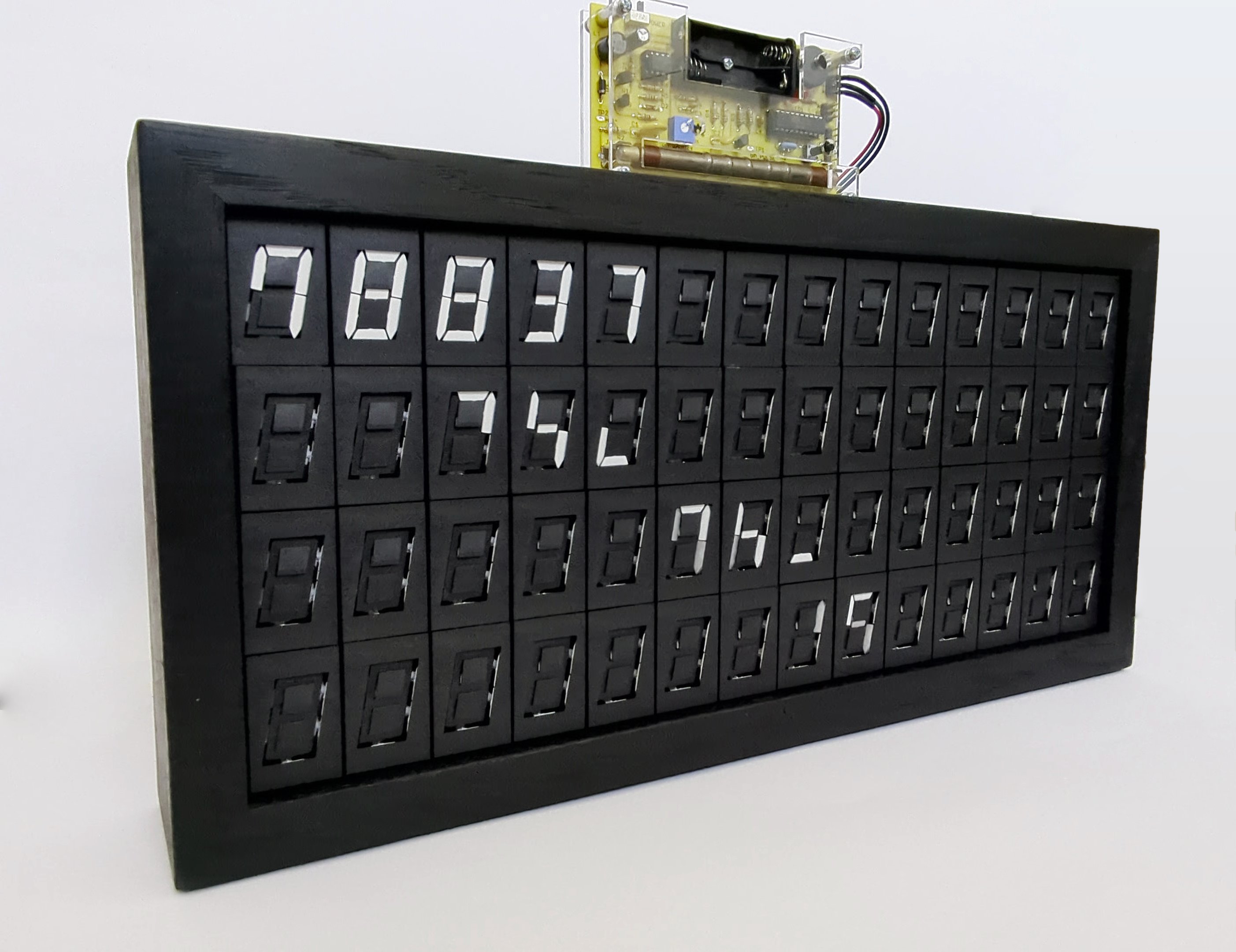 A Box of Digits: Cosmic bursts installation view one